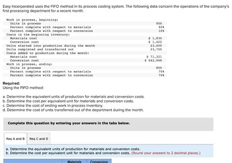 Image result for FIFO Process Costing Method
