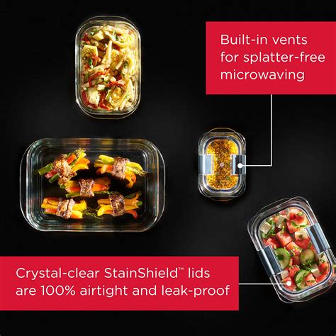 Rubbermaid Glass Food Storage Containers Rubbermaid Premier Food