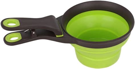 Foodie Puppies 3-in-1 Silicone Foldable Bowl, Measuring Cup, and Bag ...