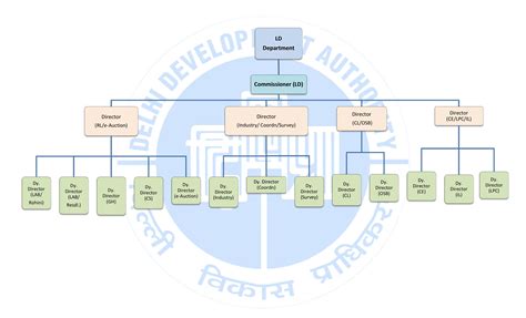 संगठनात्मक संरचना (भूमि निपटान) | DDA