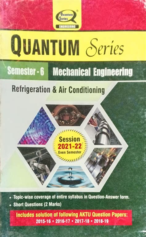 Quantum Series Refrigeration and Air Conditioning KME601 AKTU BTech ...