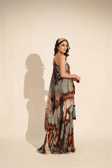 Powder Blue Butterfly Print Jumpsuit – Nikita Mhaisalkar