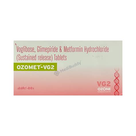 Ozomet-VG2 Tablet SR: Price, Uses, Side Effects & How to Use - MediBuddy