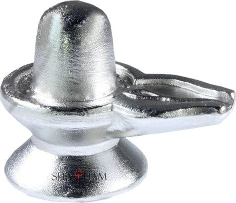ShivaRatna Mercury Parad Shivling (3 cm, 75 Grams) , Silver