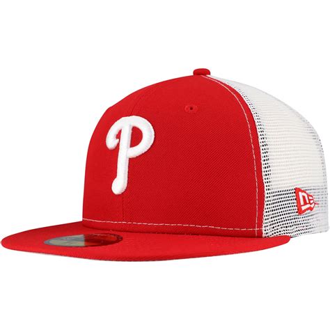 New Era Philadelphia Phillies Team Color 59FIFTY Trucker Fitted Hat ...