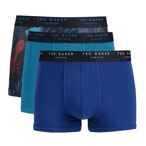 Buy Ted Baker Men Blue Solid Online - 606111 | The Collective