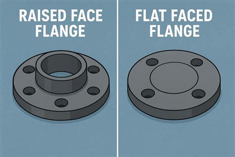 Steel Flange Faces types: Raised Face Flange vs. Flat Faced Flange