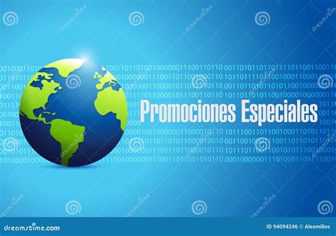 Special Promotions in Spanish International Sign Stock Illustration ...