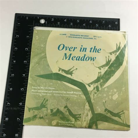 Vintage Scholastic Records OVER IN THE MEADOW 33rpm 7" Record 1970 | eBay