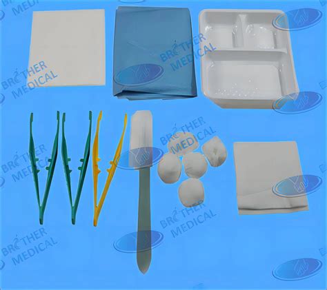 Wound Dressing Set with Forceps Sterile Packed Wound Care - Kit Pack ...