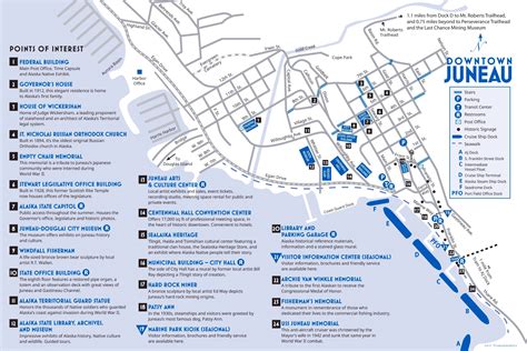Walking Map Of Juneau Alaska