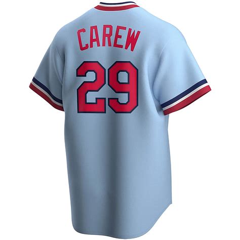 Nike Rod Carew Light Minnesota Twins Road Cooperstown Collection Player ...