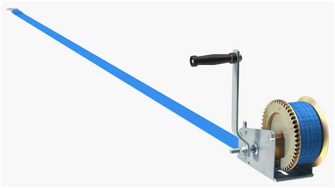 Heavy Duty Hand Winch with Polyester Strap 3D | 3D Molier International