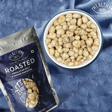 Buy HEALTHY TREAT ROASTED MAKHANA- PUDINA, HIMALAYAN SALT AND BLACK ...