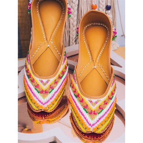 Buy NR BY NIDHI RATHI Embellished Multi-Color Juttis Online