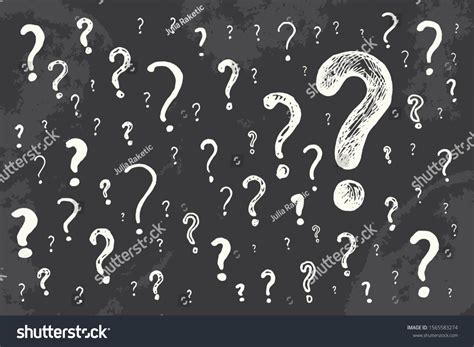 Hand Draw Question Marks Sign Kit Stock Vector (Royalty Free) 1565583274 | Shutterstock