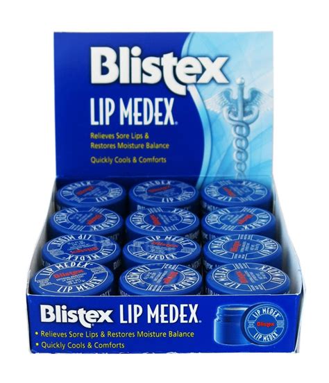 BLISTEX - LIP MEDEX - 12CT/BOX | Blistex, Blistex lip balm, Sore lips