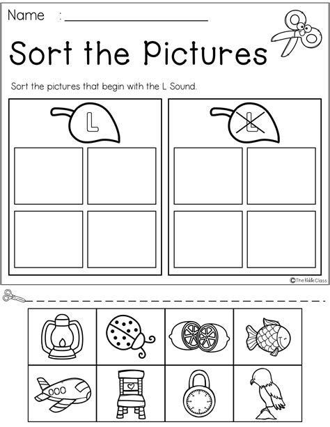 Letter L Worksheets For Kindergarten | AlphabetWorksheetsFree.com