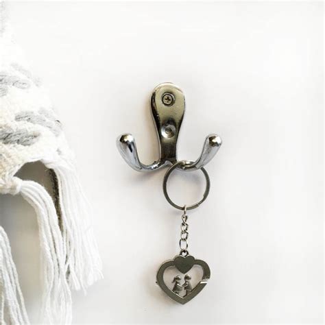 Steel Finish Flexible Multipurpose 3 Pin Cloth/Key/Towel Hanger Door ...