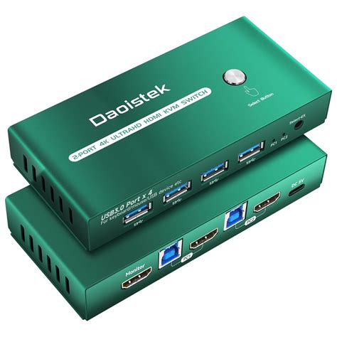 Daoistek KVM Switch HDMI EDID Emulator 2K 144Hz 2 Port KVM India | Ubuy