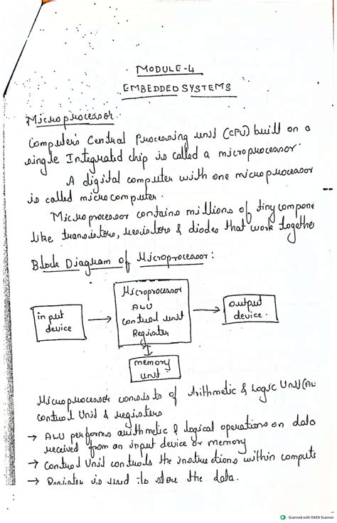 Module 4-embedded systems - MODULE EMBEDDED SYSTEMS Microprocessor ...