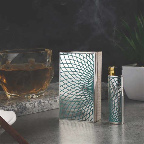 Riviera Cigarette Box & Lighter Set – House of Badnore