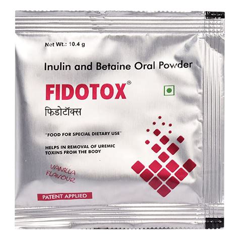 Fidotox Vanilla Powder 10.4 gm | Uses, Side Effects, Price | Apollo ...