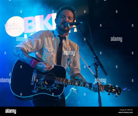 Barcelona, Spain. 30 March 2016. English folk singer Frank Turner ...