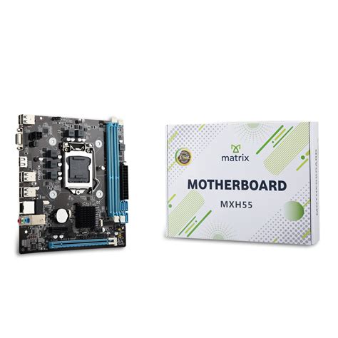 Amazon.in: Buy matrix H55 1st Generation Micro ATX Motherboard II LGA ...