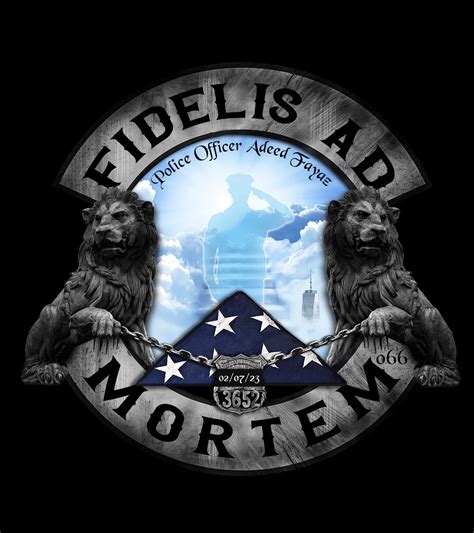 FIDELIS AD MORTEM - 66 PCT. FAYAZ MEMORIAL TRIBUTE T-SHIRT – MIDNIGHT ...