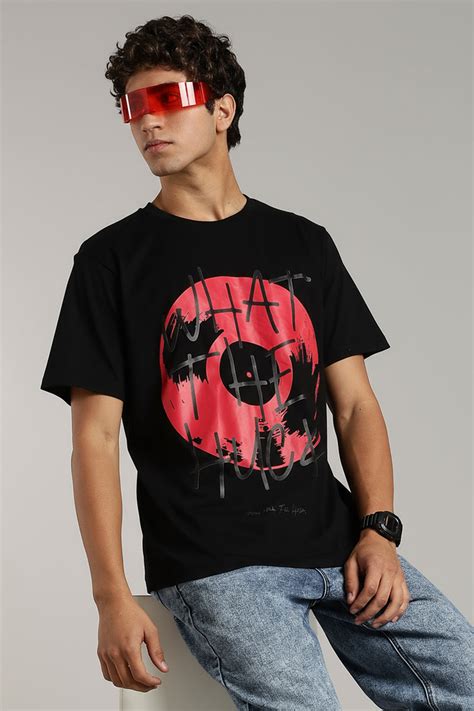 VANTOWO “What The Huck” Regular Fit Graphic T-Shirt – Black | Premium ...