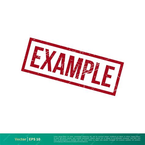 Example Stamp Graphic 的图像结果