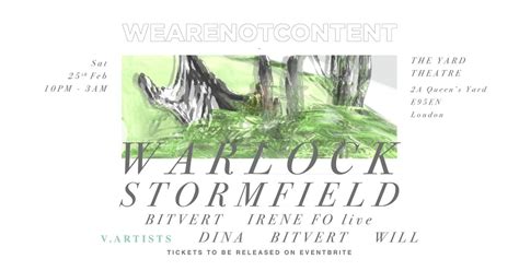 We are not Content Underground electronic music and visuals, The Yard ...