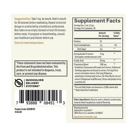 Buy Quicksilver Scientific Kidney Care - Kidney & Lymphatic Drainage ...