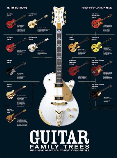 Guitar Family Trees: The History of the World's Most Iconic Guitars : Burrows, Terry: Amazon.co ...