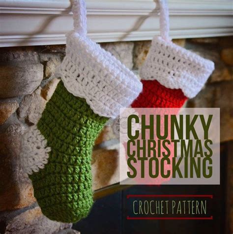 crochet christmas stocking with name pattern