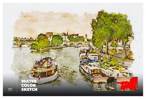 Watercolor Sketch Photoshop Action — Teletype