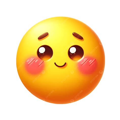 Blushing Smiley Emoji From A Girl