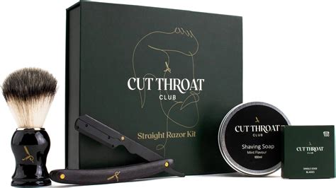 Amazon.com: Zenzod ™ SKULL themed STRAIGHT RAZOR KIT 6 piece Mens ...