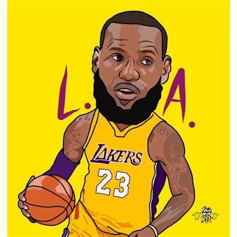 Lebron James Cartoon Drawing at PaintingValley.com | Explore collection ...