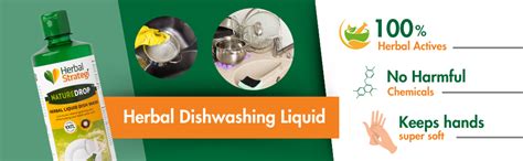 Herbal Strategi STRATEGI Herbal Liquid Dish Wash Refill (2 L) : Amazon ...