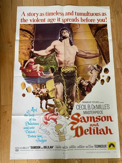 Best 1949 “samson And Delilah” Movie Poster for sale in Dollard-Des ...