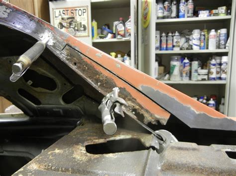 55 Chevy Rear Window Rust Repair 的图像结果