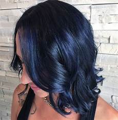 Dying Blue Hair Black by 19 Most Amazing Blue Black Hair Color Looks Of 2019 Dying Blue Hair Black