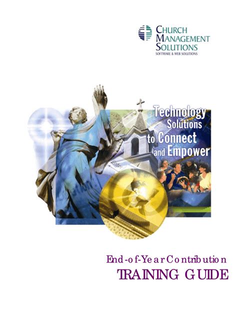 Fillable Online Contribution EOY TeleTraining.pub - Church Management ...