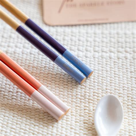 Personalized Wooden Chopsticks - Dual Colour - COD Not Applicable ...