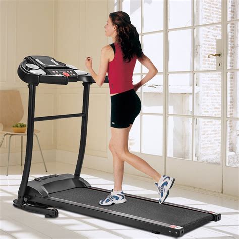 Electric Treadmill Folded Fitness Equipment, Running Machine 0-8 MPH ...