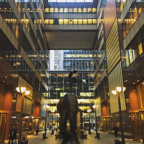 AXA Building, 787 Seventh Avenue Barry Flanagan's "Young Elephant" #nyc ...