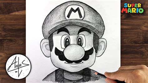 How To Draw Super Mario | Sketch Step By Step Tutorial - YouTube