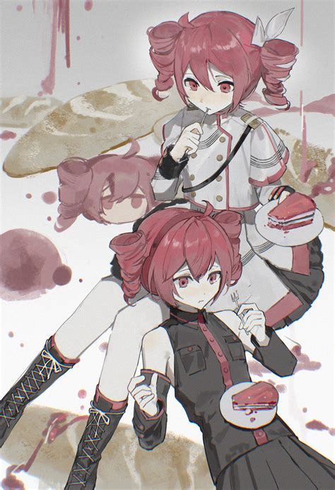 kasane teto, kasane teto, and kasane teto (utau and 1 more) drawn by xi_wu | Danbooru